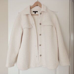NWOT Banana Republic Sherpa coat women size S